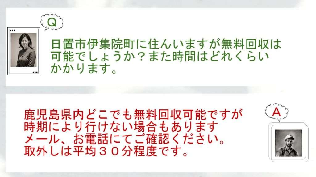 質問　鹿児島エアコン処分・ｃｏｍ